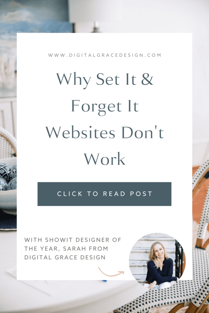 Why Set It & Forget It Websites Don't Work With Digital Grace Design