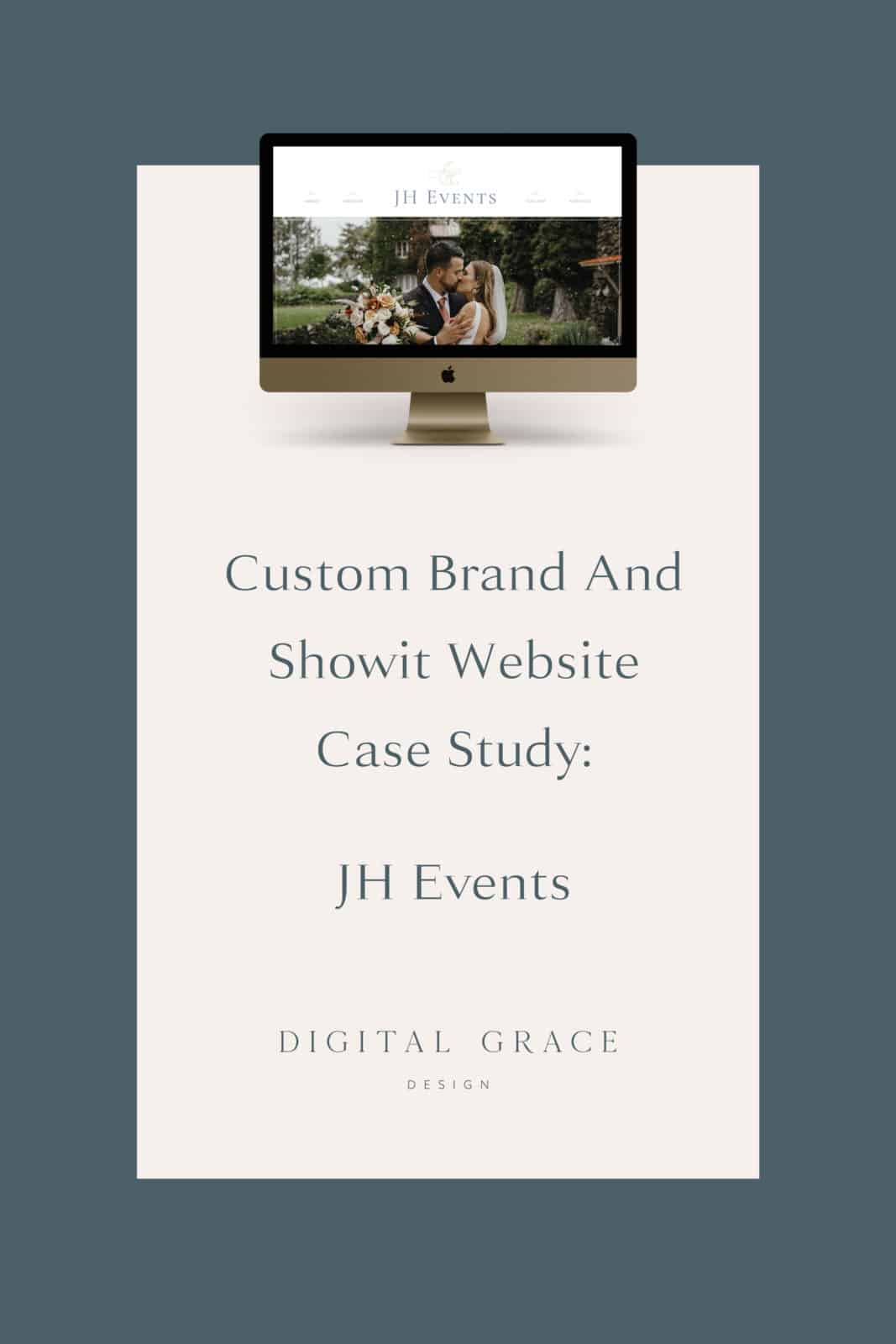 JH Events Custom Brand and Showit Website Case Study
