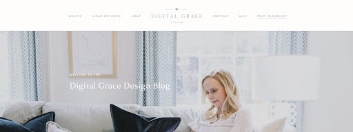 Digital Grace Design Blog Layout